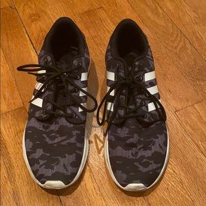 Adidas Cloudfoam in Black and White Lace